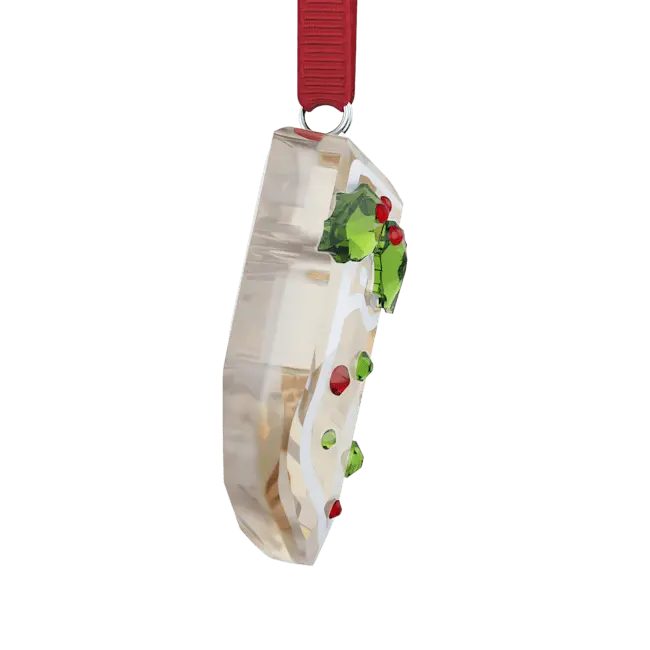 Swarovski Holiday Cheers Gingerbread Stocking Ornament - Bluestreak Crystals