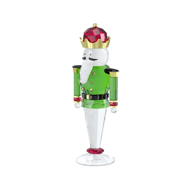 Swarovski Holiday Cheers Nutcracker Large Green - Bluestreak Crystals