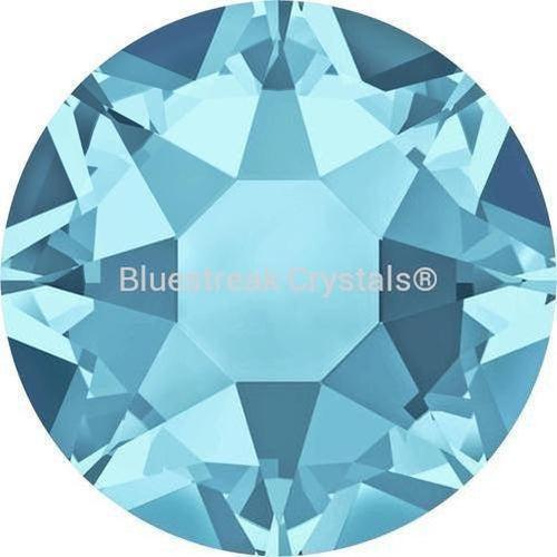 Swarovski Hotfix Flat Back Crystals (2000, 2038 & 2078) Aquamarine-Swarovski Hotfix Flatback Crystals-SS3 (1.4mm) - Pack of 50-Bluestreak Crystals