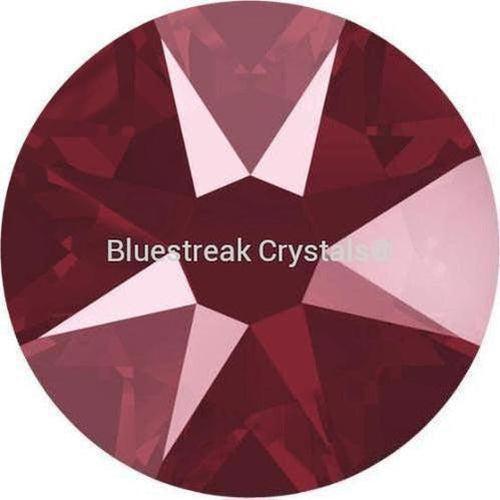 Swarovski Hotfix Flat Back Crystals (2000, 2038 & 2078) Crystal Dark Red-Swarovski Hotfix Flatback Crystals-SS34 (7.2mm) - Pack of 15-Bluestreak Crystals