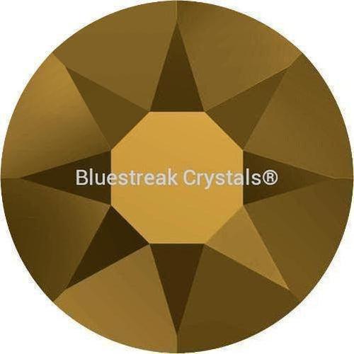 Swarovski Hotfix Flat Back Crystals (2000, 2038 & 2078) Crystal Dorado-Swarovski Hotfix Flatback Crystals-SS12 (3.1mm) - Pack of 50-Bluestreak Crystals