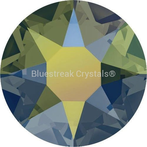 Swarovski Hotfix Flat Back Crystals (2000, 2038 & 2078) Crystal Iridescent Green-Swarovski Hotfix Flatback Crystals-SS6 (2.0mm) - Pack of 50-Bluestreak Crystals
