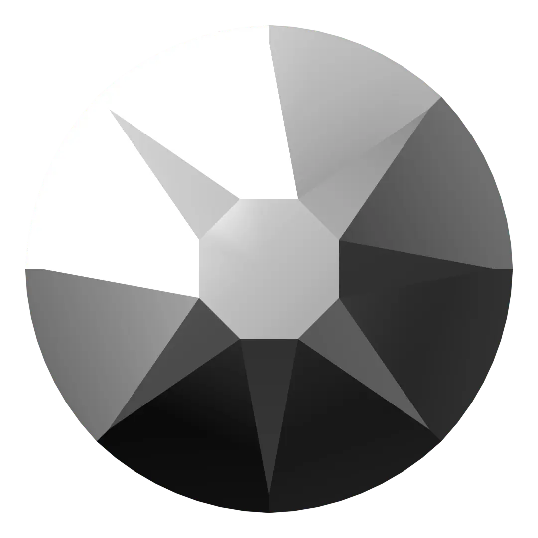 Swarovski Hotfix Flat Back Crystals (2000, 2038 & 2078) Crystal Light Chrome - Bluestreak Crystals