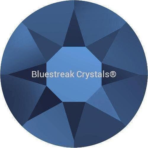 Swarovski Hotfix Flat Back Crystals (2000, 2038 & 2078) Crystal Metallic Blue-Swarovski Hotfix Flatback Crystals-SS12 (3.1mm) - Pack of 50-Bluestreak Crystals