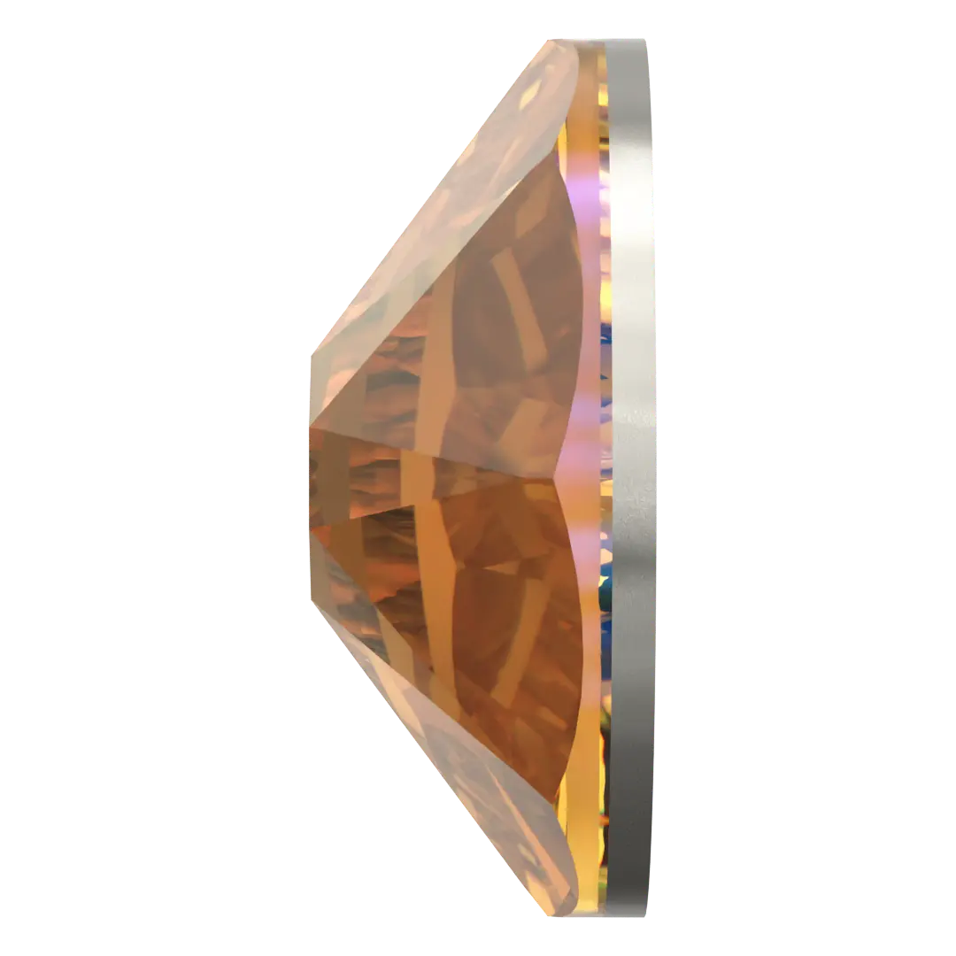 Hotfix Strass Ferro Su Pietre Hot Fix Strass Gemme Di Vetro Cristallo AB Fai Da Te Per Vestiti Scarpe-13 Light Topaz,SS8 1440PCS - Foto 5