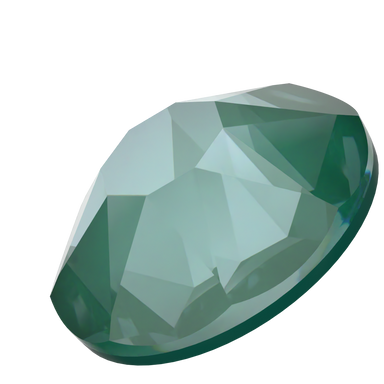 Swarovski Hotfix Flat Back Crystals (2000, 2038 & 2078) Crystal Pine Green Ignite UNFOILED - Bluestreak Crystals