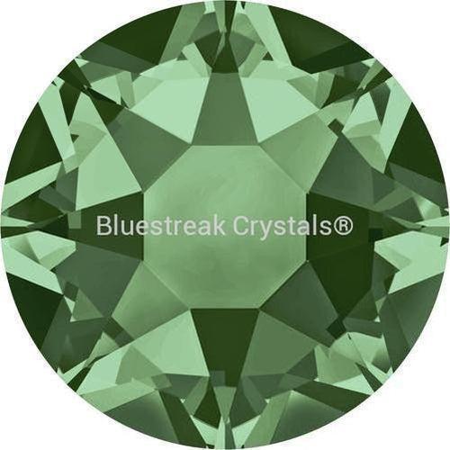 Swarovski Hotfix Flat Back Crystals (2000, 2038 & 2078) Erinite-Swarovski Hotfix Flatback Crystals-SS6 (2.0mm) - Pack of 50-Bluestreak Crystals