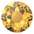 Swarovski Hotfix Flat Back Crystals (2000, 2038 & 2078) Golden Topaz - Bluestreak Crystals