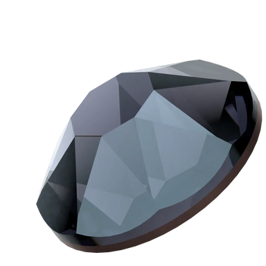 Swarovski Hotfix Flat Back Crystals (2000, 2038 & 2078) Graphite Nightfall - Bluestreak Crystals