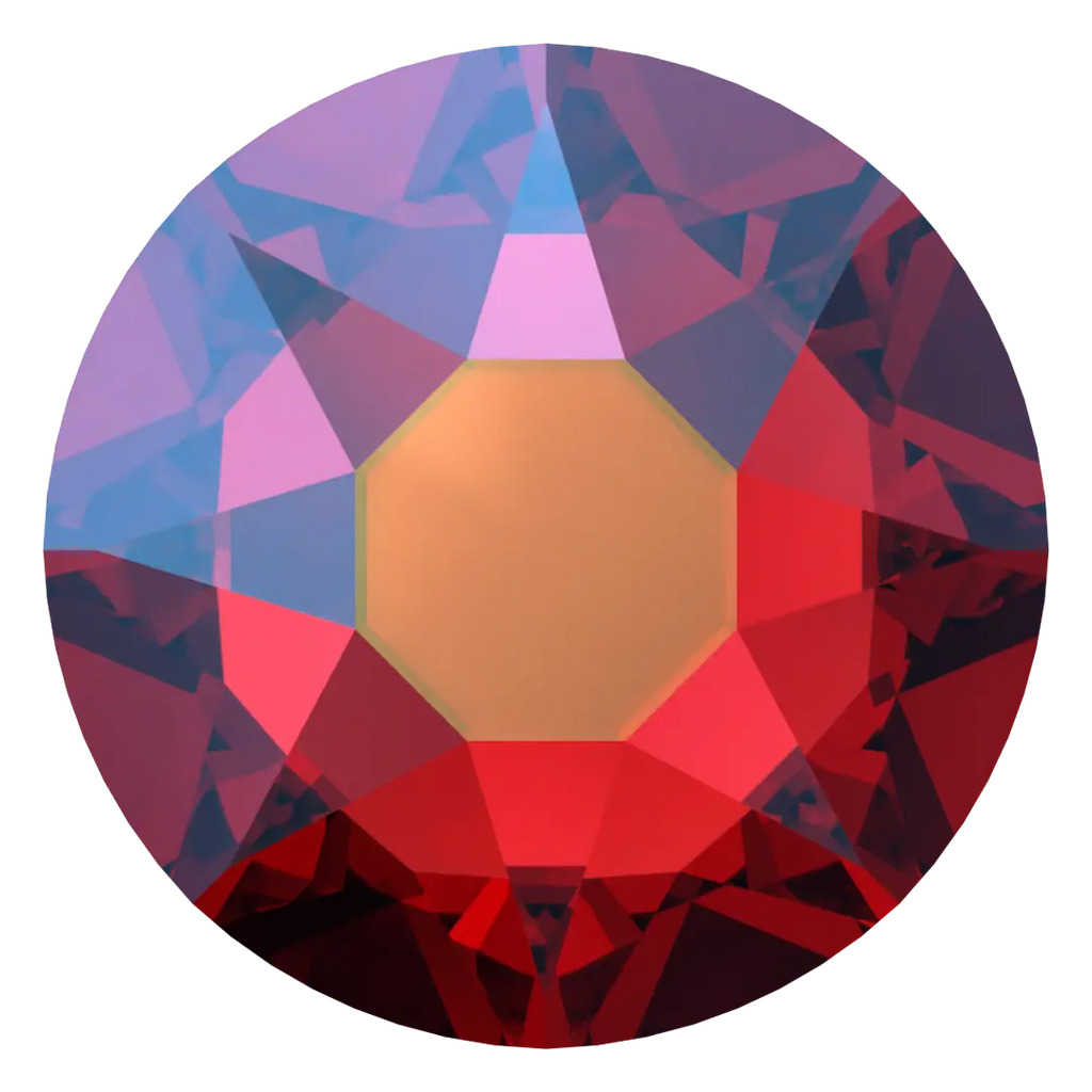 SCARLATTO Rosso 16ss 4mm 2088 IHC Strass Cristallo Flatback Austriaco - Foto 6