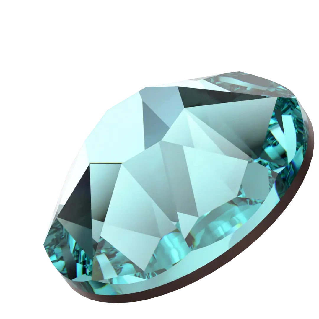 Swarovski Rhinestones Non Hotfix Light Turquoise Swarovski Rhinestones Non Hotfix Light Turquoise