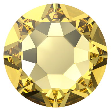 Swarovski Hotfix Flat Back Crystals (2000, 2038 & 2078) Recreated Dark Jonquil - Bluestreak Crystals