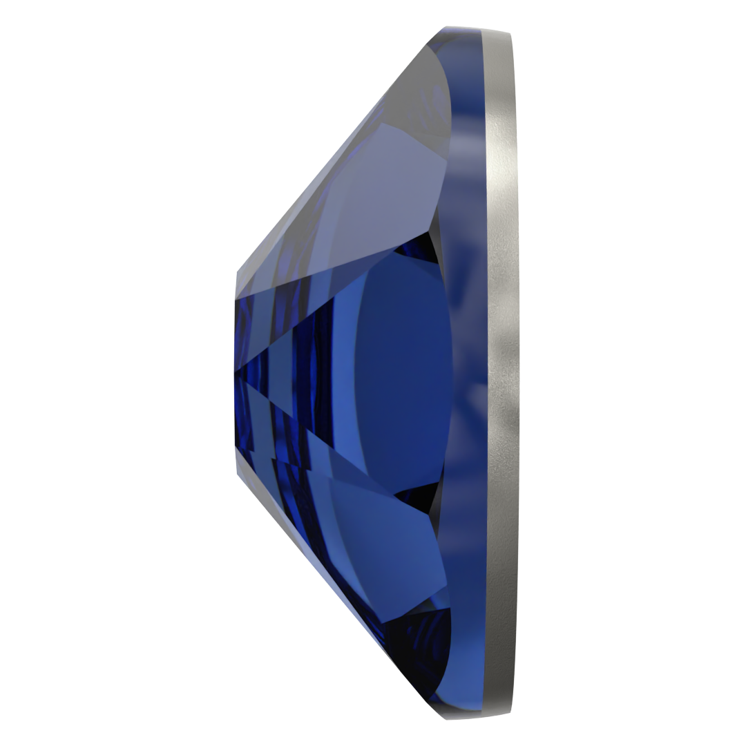Swarovski Hotfix Flat Back Crystals (2000, 2038 & 2078) Recreated Dark Sapphire - Bluestreak Crystals