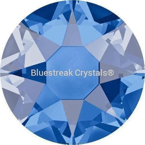 Swarovski Hotfix Flat Back Crystals (2000, 2038 & 2078) Sapphire Satin-Swarovski Hotfix Flatback Crystals-SS8 (2.4mm) - Pack of 50-Bluestreak Crystals