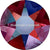 Swarovski Hotfix Flat Back Crystals (2000, 2038 & 2078) Siam Shimmer-Swarovski Hotfix Flatback Crystals-SS10 (2.8mm) - Pack of 50-Bluestreak Crystals