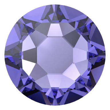 Swarovski Hotfix Flat Back Crystals (2000, 2038 & 2078) Tanzanite - Bluestreak Crystals