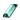 Swarovski Hotfix Flat Back Crystals Baguette (2510) Recreated Caribbean Green - Bluestreak Crystals