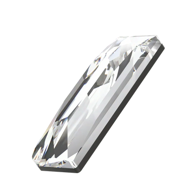 Swarovski Flat Back Crystals Non Hotfix Cosmic Baguette (2555) Crystal - Bluestreak Crystals
