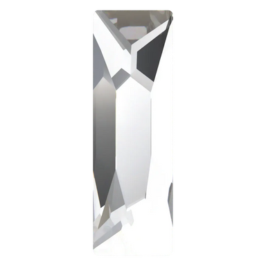 Swarovski Flat Back Crystals Non Hotfix Cosmic Baguette (2555) Crystal - Bluestreak Crystals