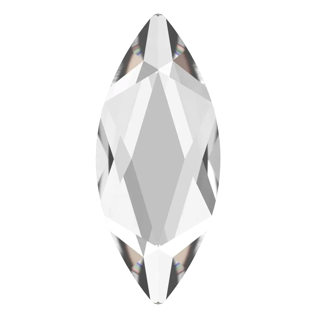 Serinity Flat Back Crystals Non Hotfix Marquise (2201) Crystal Heliotrope 4x1.8mm - Pack Of 10 - Foto 4