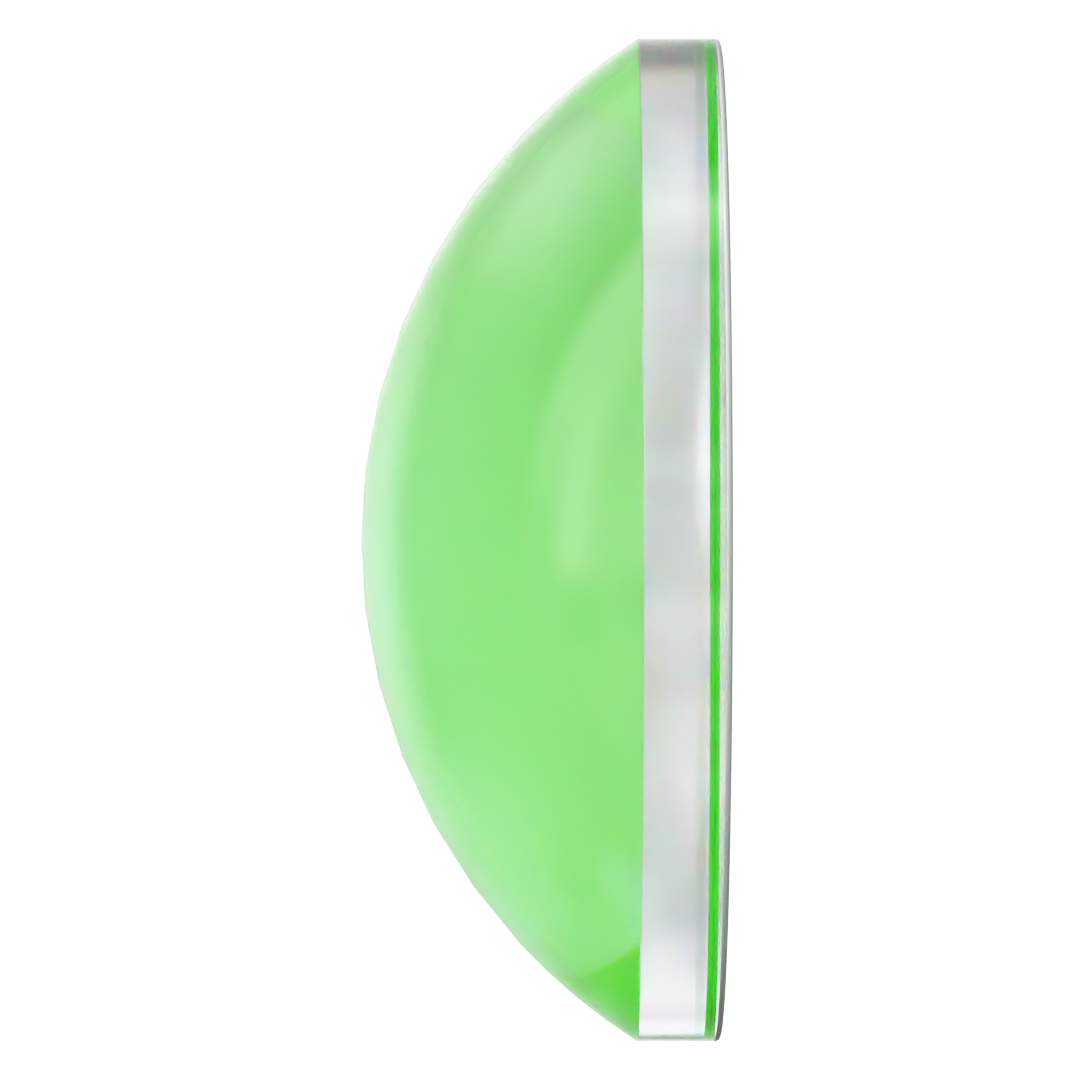 Swarovski Hotfix Flat Back Crystals Pearl Cabochon (2080/4) Crystal Electric Green Ignite - Bluestreak Crystals