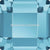 Swarovski Hotfix Flat Back Crystals Square (2400) Aquamarine-Swarovski Hotfix Flatback Crystals-2.2mm - Pack of 20-Bluestreak Crystals