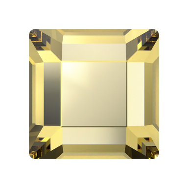 Swarovski Hotfix Flat Back Crystals Square (2400) Recreated Dark Jonquil - Bluestreak Crystals