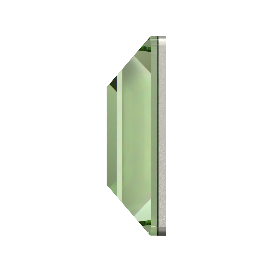 Swarovski Hotfix Flat Back Crystals Square (2400) Recreated Peridot - Bluestreak Crystals