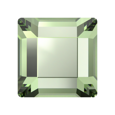 Swarovski Hotfix Flat Back Crystals Square (2400) Recreated Peridot - Bluestreak Crystals