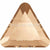 Swarovski Hotfix Flat Back Crystals Triangle (2711) Crystal Golden Shadow-Swarovski Hotfix Flatback Crystals-3.3mm - Pack of 10-Bluestreak Crystals