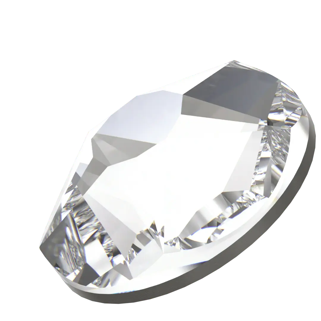 Swarovski Hotfix Flat Back Crystals Xirius Star Rose (2100) Crystal - Bluestreak Crystals