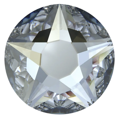 Swarovski Hotfix Flat Back Crystals Xirius Star Rose (2100) Crystal Blue Shade - Bluestreak Crystals