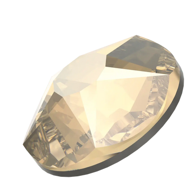 Swarovski Hotfix Flat Back Crystals Xirius Star Rose (2100) Crystal Golden Shadow - Bluestreak Crystals