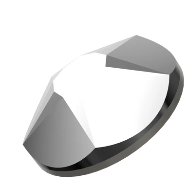 Swarovski Hotfix Flat Back Crystals Xirius Star Rose (2100) Crystal Light Chrome - Bluestreak Crystals