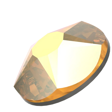 Swarovski Hotfix Flat Back Crystals Xirius Star Rose (2100) Crystal Metallic Sunshine - Bluestreak Crystals