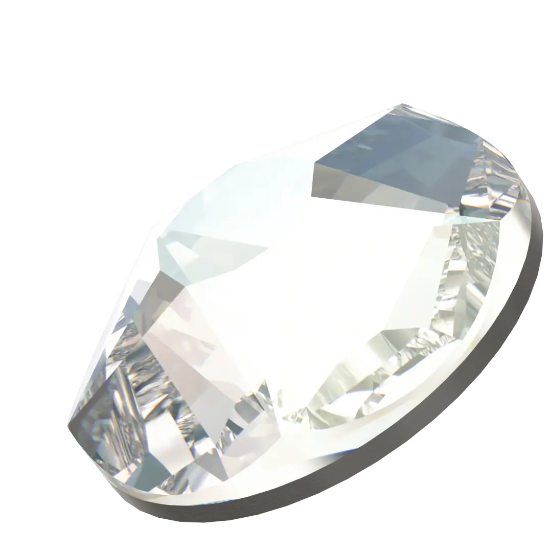 Swarovski Hotfix Flat Back Crystals Xirius Star Rose (2100) Crystal Moonlight - Bluestreak Crystals