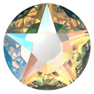 Swarovski Hotfix Flat Back Crystals Xirius Star Rose (2100) Crystal Shimmer - Bluestreak Crystals