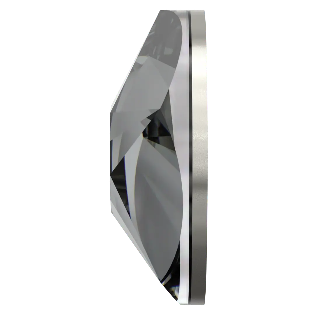 Swarovski Hotfix Flat Back Crystals Xirius Star Rose (2100) Crystal Silver Night - Bluestreak Crystals