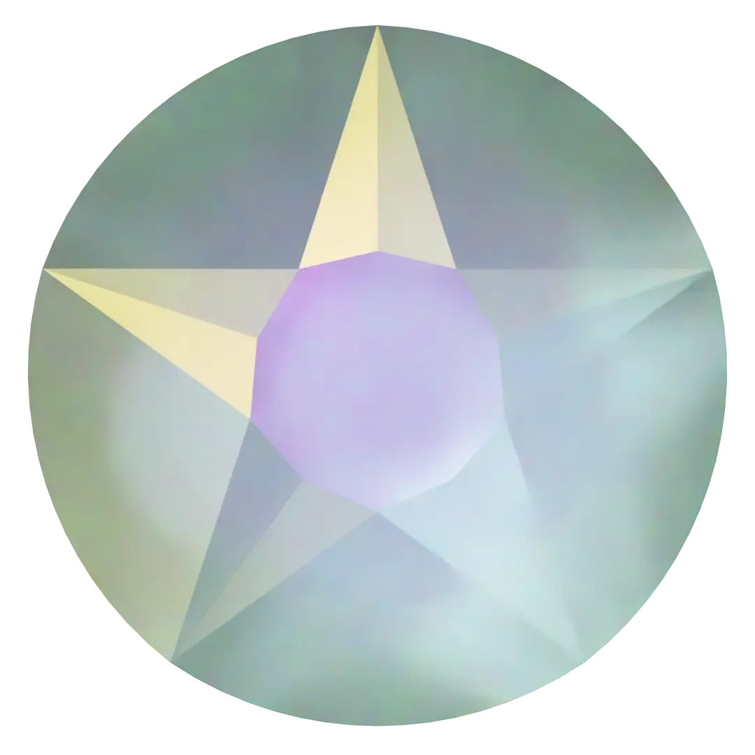 Swarovski Hotfix Flat Back Crystals Xirius Star Rose (2100) Crystal Transmission - Bluestreak Crystals