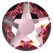 Swarovski Hotfix Flat Back Crystals Xirius Star Rose (2100) Light Rose - Bluestreak Crystals