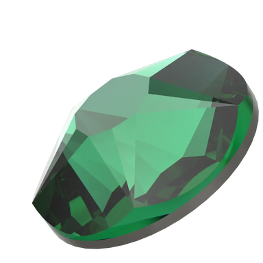 Swarovski Hotfix Flat Back Crystals Xirius Star Rose (2100) Majestic Green - Bluestreak Crystals