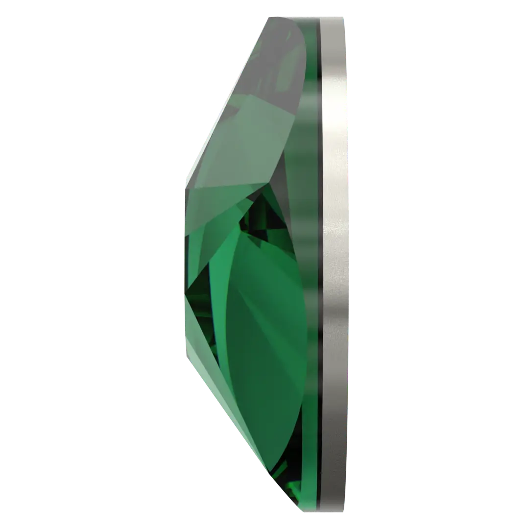 Swarovski Hotfix Flat Back Crystals Xirius Star Rose (2100) Majestic Green - Bluestreak Crystals