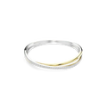 Swarovski Hyperbola Bangle White Mixed Metal Finish - Bluestreak Crystals