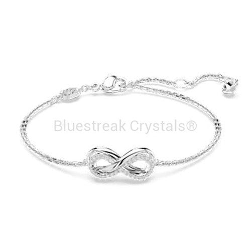 Swarovski Hyperbola Bracelet Infinity White Rhodium Plated-Swarovski Jewellery-Bluestreak Crystals