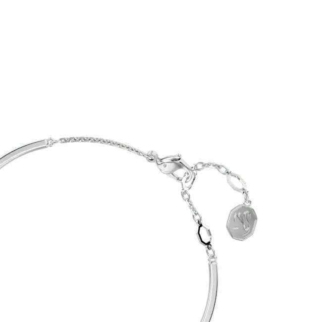 Swarovski Idyllia Bangle Heart Blue Rhodium Plated - Bluestreak Crystals