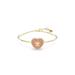 Swarovski Idyllia Bangle Heart Pink Gold-Tone Plated - Bluestreak Crystals