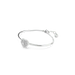 Swarovski Idyllia Bangle Heart White Rhodium Plated - Bluestreak Crystals