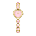 Swarovski Idyllia Heart Watch Crystal Bracelet Pink Gold-Tone Finish - Bluestreak Crystals