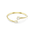 Swarovski Imber Bangle Mixed cuts White Gold-Tone Plated - Bluestreak Crystals