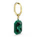 Swarovski Key Ring Octagon Cut Green - Bluestreak Crystals